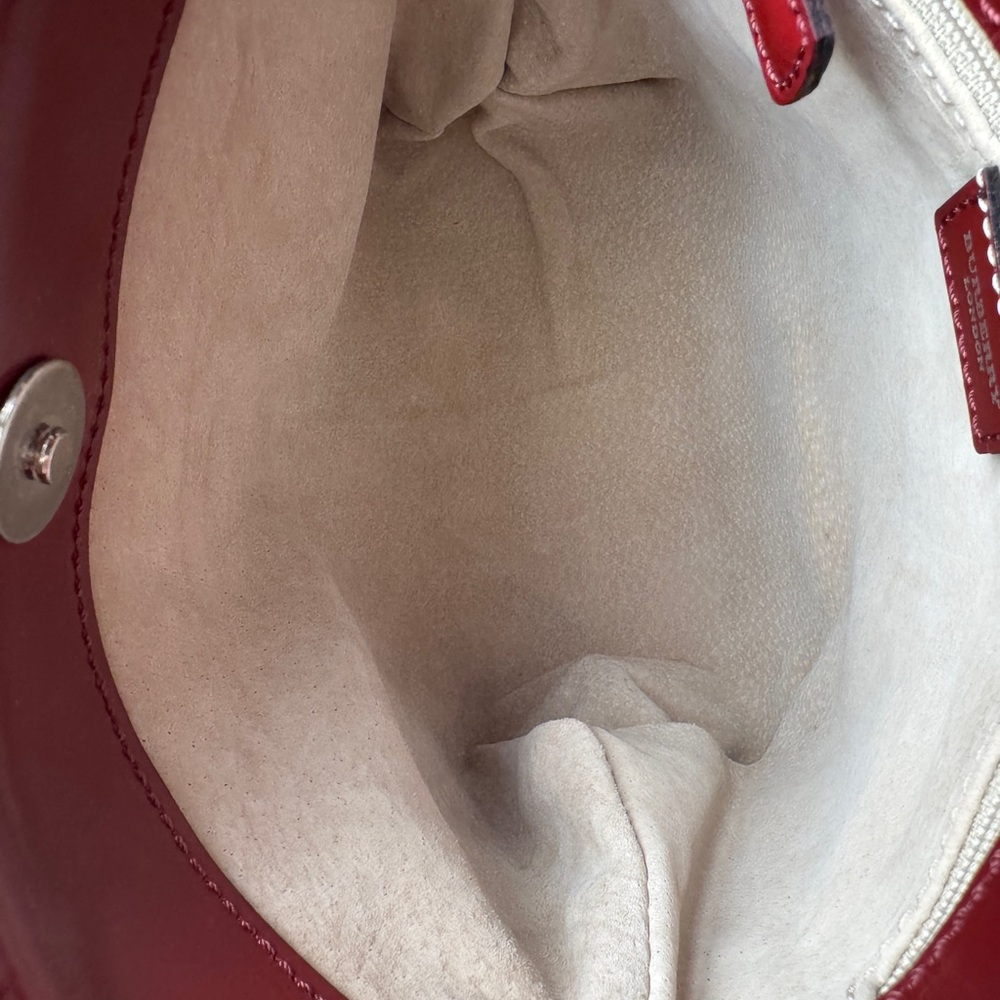 Burberry Haymarket Check PVC and Leather Mini Oxford Tote - Picture 11 of 15